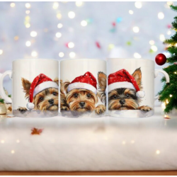 Tasse de Noël chiens