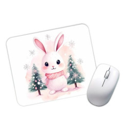 Tapis de souris lapin rose